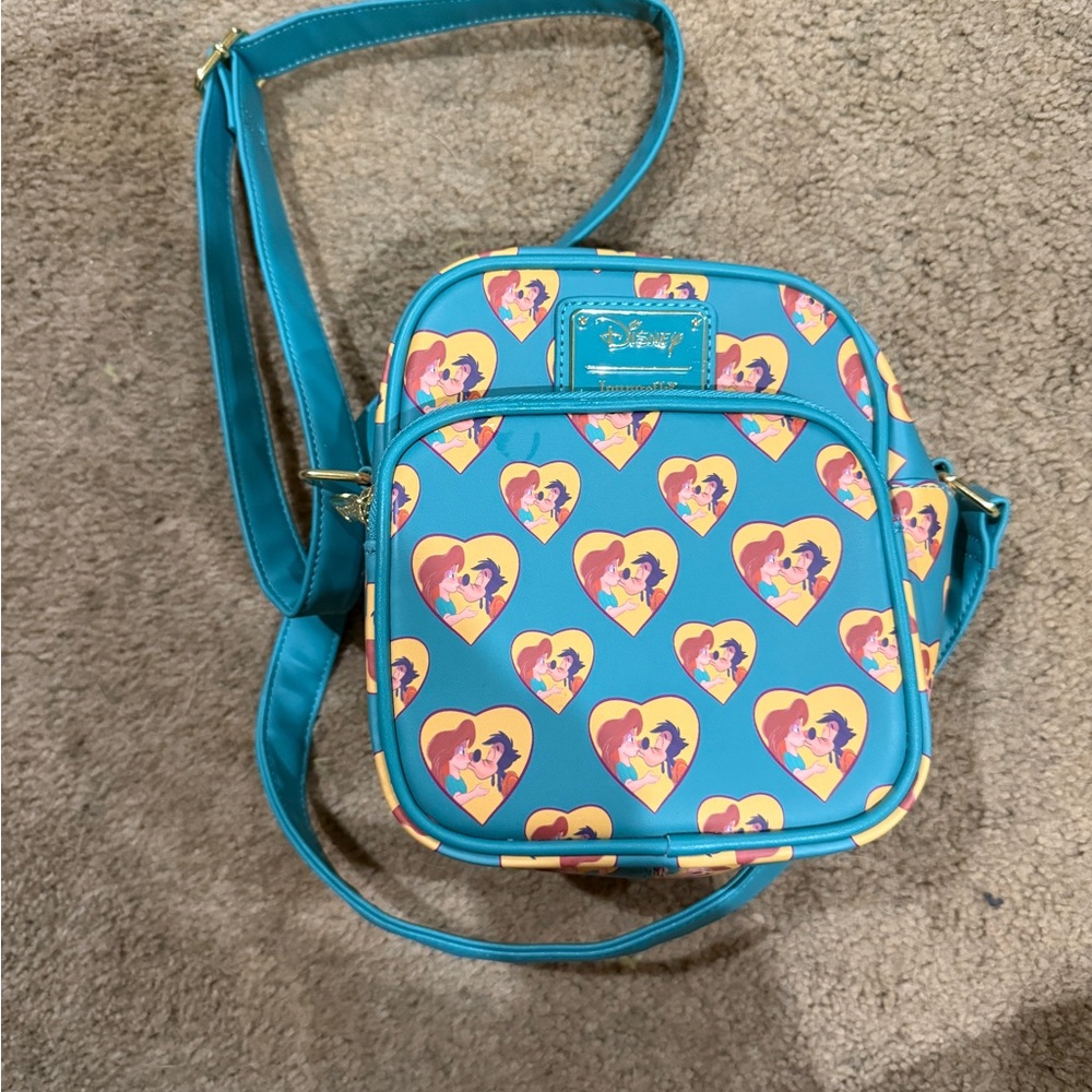 Disney Blue and Yellow Crossbody Bag with Playful Design